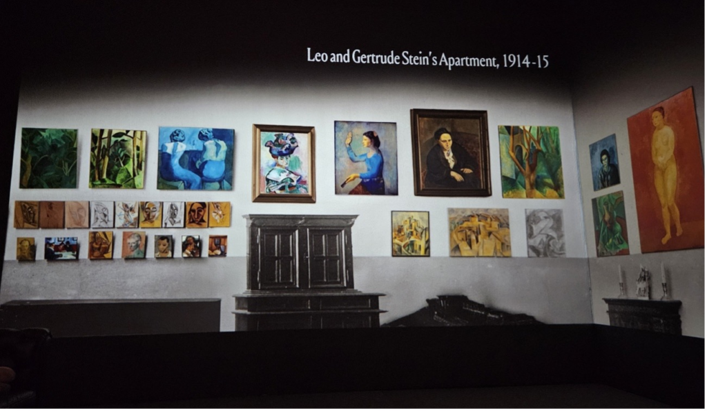 San Francisco Museum of Modern Art. Installation photo reproducing Gertrude and Leo Stein’s apartment.
Photo: Reagan Upshaw.